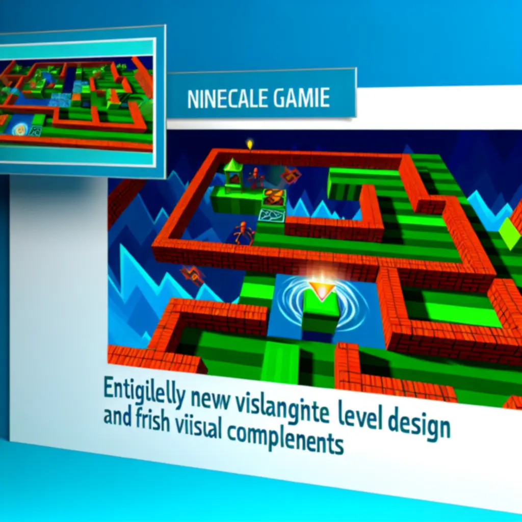 Zrzut ekranu z nowej aktualizacji Super Maze World z kolorowym labiryntem